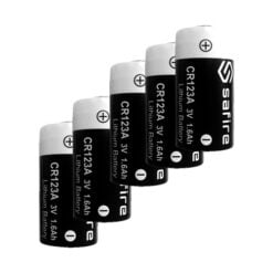 10x Safire Lithium CR123A batterij 3V