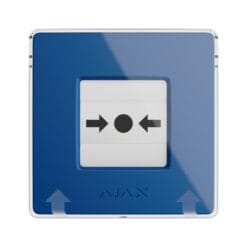 Alternative view of Ajax draadloze handbrandmelder blauw