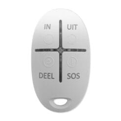 Ajax SpaceControl Wit met gelaserde tekst