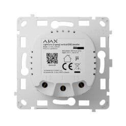 Ajax LightCore (2-gang serieschakelaar) Verticaal