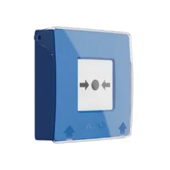 Ajax draadloze handbrandmelder blauw