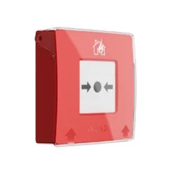 Ajax draadloze handbrandmelder rood