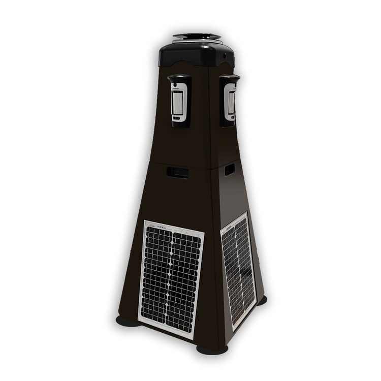 Rapidetect solar power Ajax detectie toren