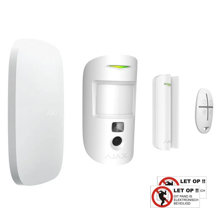 AJAX StarterKit 2 met PIR Cam (wit)